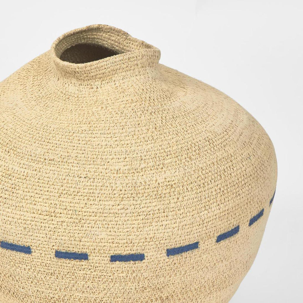 Stitch Woven Basket Natural