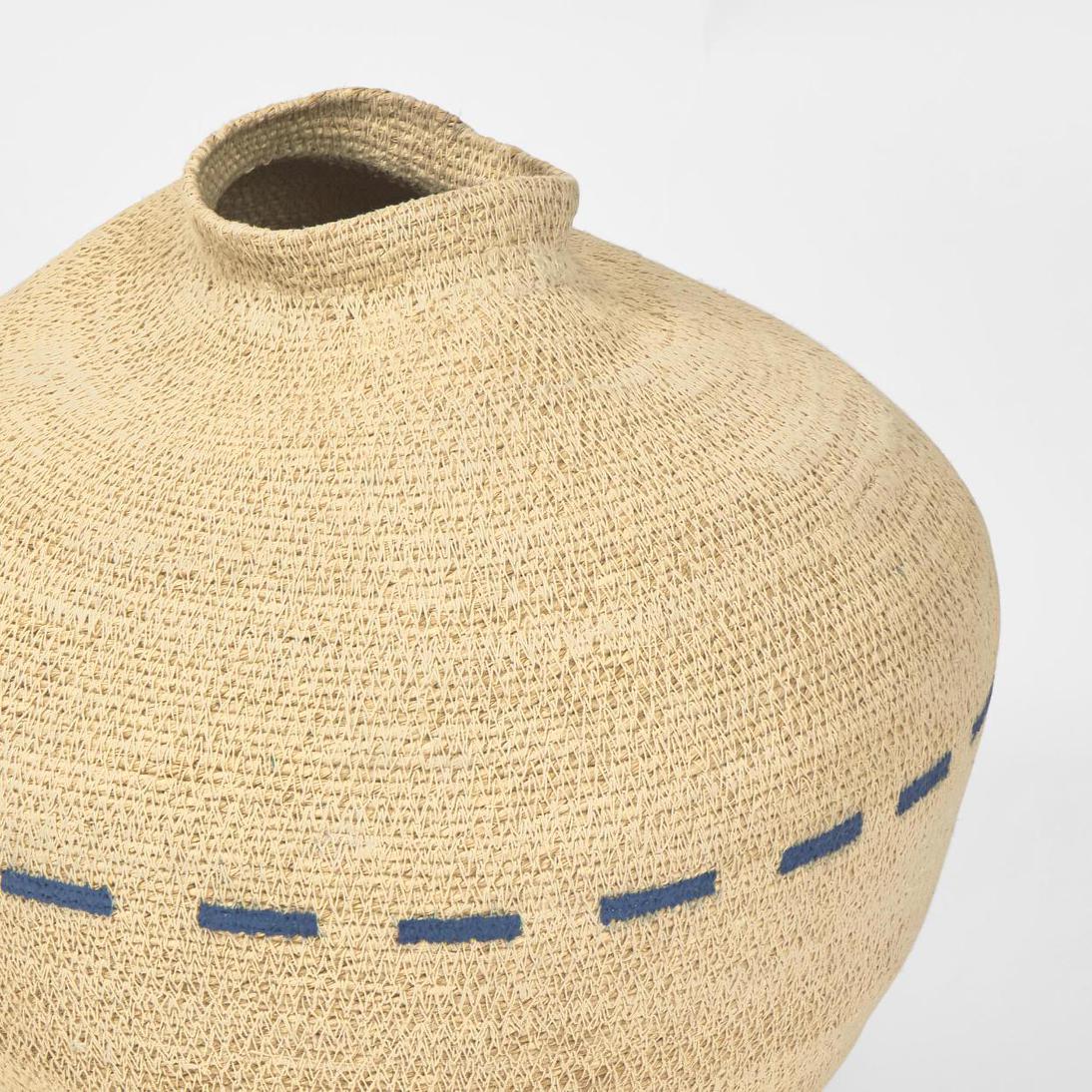 Stitch Woven Basket Natural