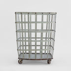 Grape Pickers Basket On Wheels