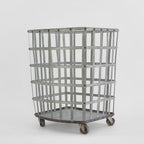 Grape Pickers Basket On Wheels
