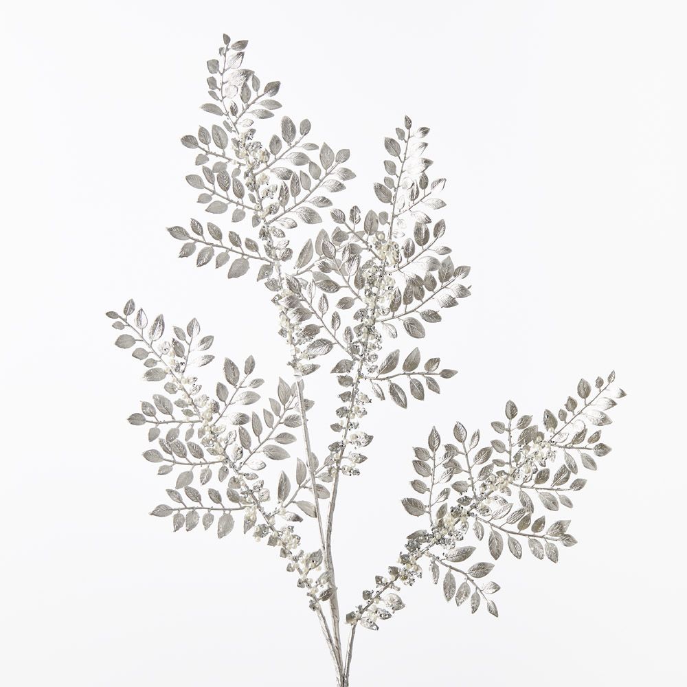 Metallic Fern Spray (Set of 12)